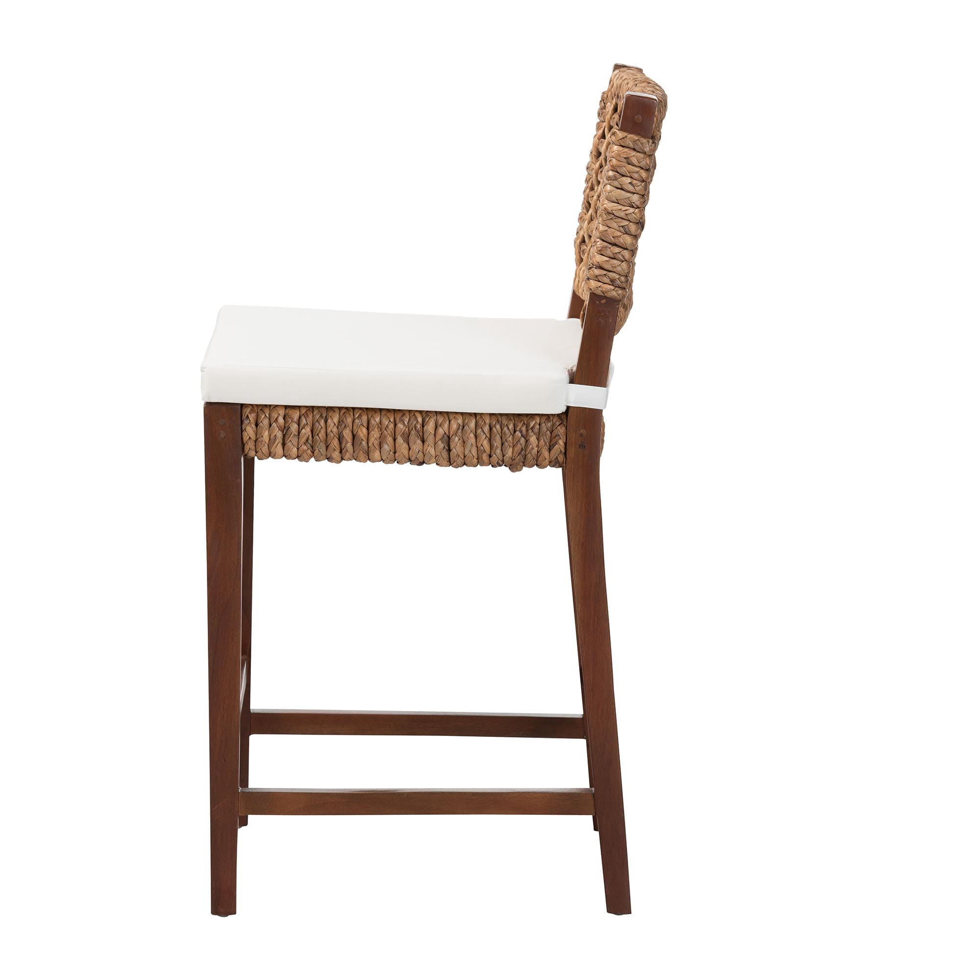 bali & pari Alise Boho Counter Stool, Counter Height, Seat Height of 24", Earthy Brown