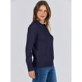 thumbnail image 6 of Luniro Women Long Sleeve Crewneck Sweater Soft Basic Knit Loose Fit Pullover Top Lightweight Sweaters, 6 of 7