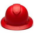 thumbnail image 2 of Pyramex Ridgeline Full Brim Hard Hat 4 Point Ratchet Matte Red Pattern, 2 of 5