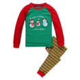 thumbnail image 1 of Pijamas de primavera y otoño para niños y niñas, conjuntos de ropa de dormir de algodón, Conjunto de pijama de Navidad, 1 of 4
