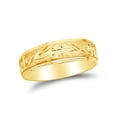 thumbnail image 1 of 14k Yellow Gold Men's Wedding Band Ring , Size 9, 1 of 2