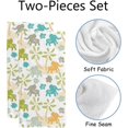 thumbnail image 2 of Dreamtimes Bath Hand Kitchen Towels Funny Cartoon Elephants Face Towel Washcloth 2 Pack Soft Quick Dry Super Absorbent Bathroom, 2 of 6