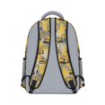 thumbnail image 3 of Excavator and Bulldozer Yellow Backpack for School, Cute School Bag with Adjustable Shoulder Straps and Padded Back, 15.3"x11"x6.7", 3 of 5
