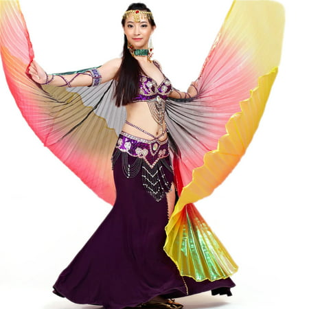 BellyLady Belly Dance Costume Isis Wings, Professional Dance Wings with