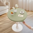 thumbnail image 2 of Mantel de mesa lavable, sencillo, a prueba de polvo, elástico, protector de mesa para decoración de bodas, picnics y fiestas. Verde Diámetro 70 cm, 2 of 8