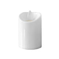 thumbnail image 4 of Advancent Lámpara de de decoración LED sin llama de luz de té de plástico eléctrico con luz de vela, superficie lisa, blanco Type2 NO2 Advancent CBP017755, 4 of 6