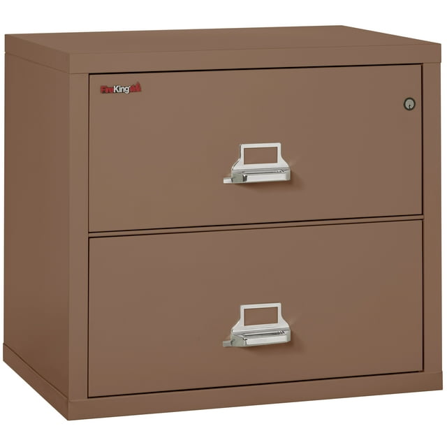 Fireking 2 Drawer 31" wide Classic Lateral fireproof File Cabinet-Tan