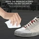 thumbnail image 4 of Fiudx Toallitas Limpiadoras para Zapatos, Toallitas de Viaje Desechables para Todo Tipo de Calzado, Detergente Fuerte para Bolsos y Chaquetas de Cuero, Ideales para La Oficina, El Coche y Viajes, 80, 4 of 7
