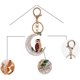 thumbnail image 3 of Llaveros lindos del diamante artificial del búho, colgante animal brillante de los llaveros del encanto, 3 of 5