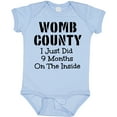 thumbnail image 3 of Inktastic Womb County I Just Did 9 Months on the Inside Boys or Girls Baby Bodysuit, 3 of 5