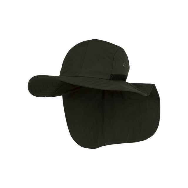 TopHeadwear Chapeau de Soleil à Rabat Large 4 Panneaux - Vert Olive
