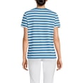 thumbnail image 2 of Lands' End Supima Cotton V-Neck T-Shirt, 2 of 3