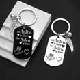 thumbnail image 2 of WINDLAND Best Friend Friendship Keychain BFF Sisters Long Distance Keychain for Women Girls Birthday Gift for Best Friend, 2 of 6