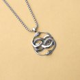 thumbnail image 3 of European and American Fashion Vintage Necklace Domineering Hollow Snake Men s Pendant Titanium Steel Fashionmonger Personalized Stainless Steel Pendan, 3 of 5
