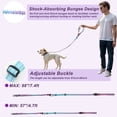 thumbnail image 4 of Unique Bargains Hands Free Dog Leash No Pull Bungee Dog Leash for One Large Dog Up to 440 Ib W/ Car Seatbelt Cyan Blue, 4 of 7