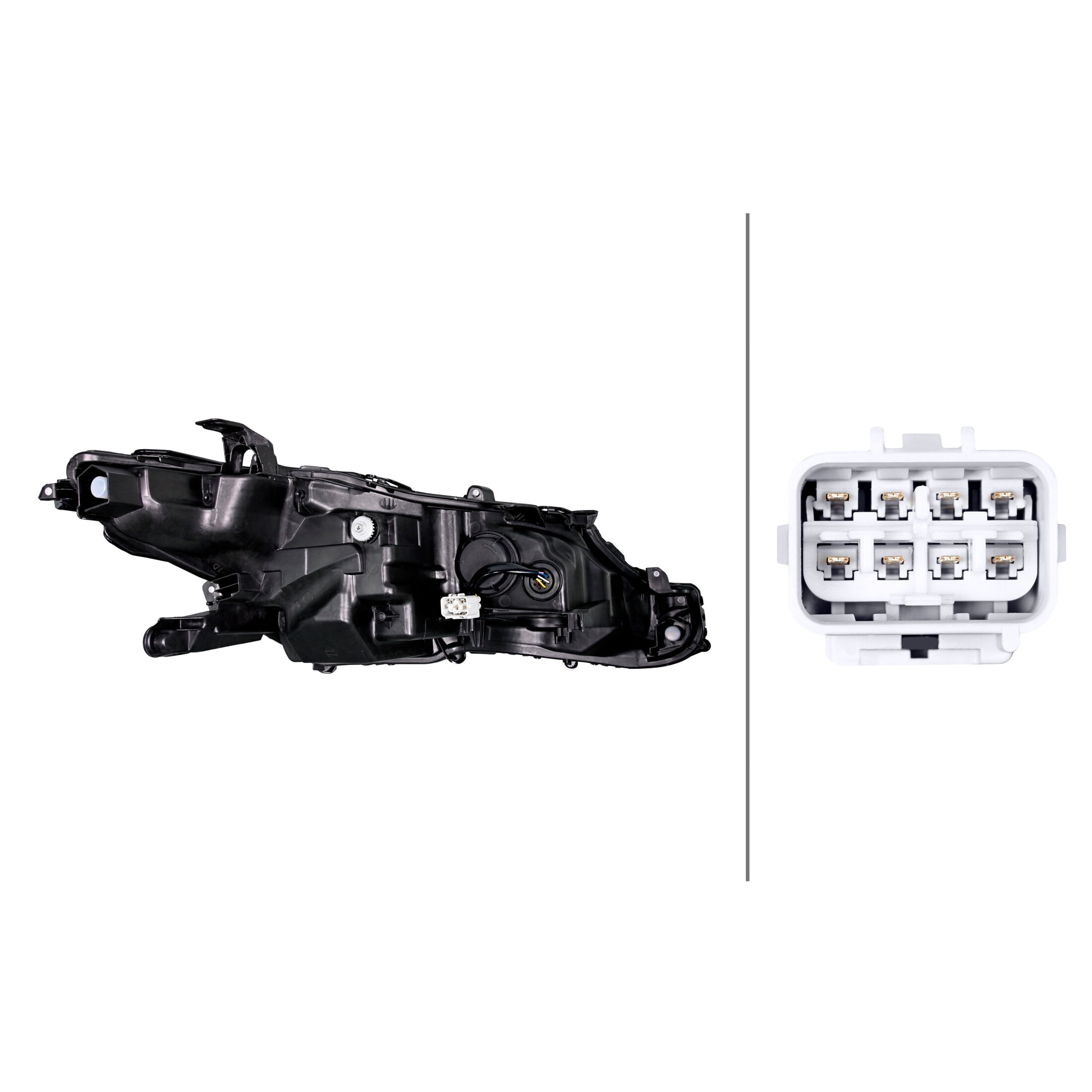 HELLA ValueFit Headlamp Assembly For 2018 Toyota Camry, Drivers Side, 354888071, 81150-06D80, TO2502257