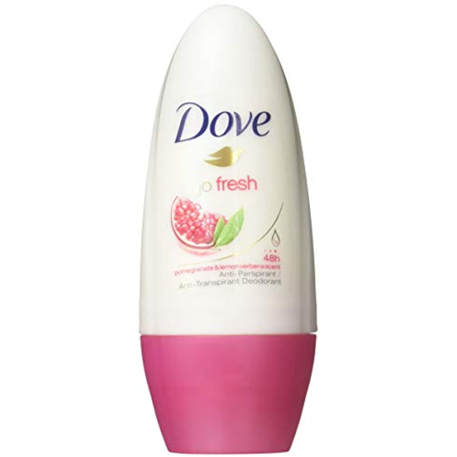 Dove Antiperspirant Deodorant RollOn, Go Fresh Pomegranate & Lemon