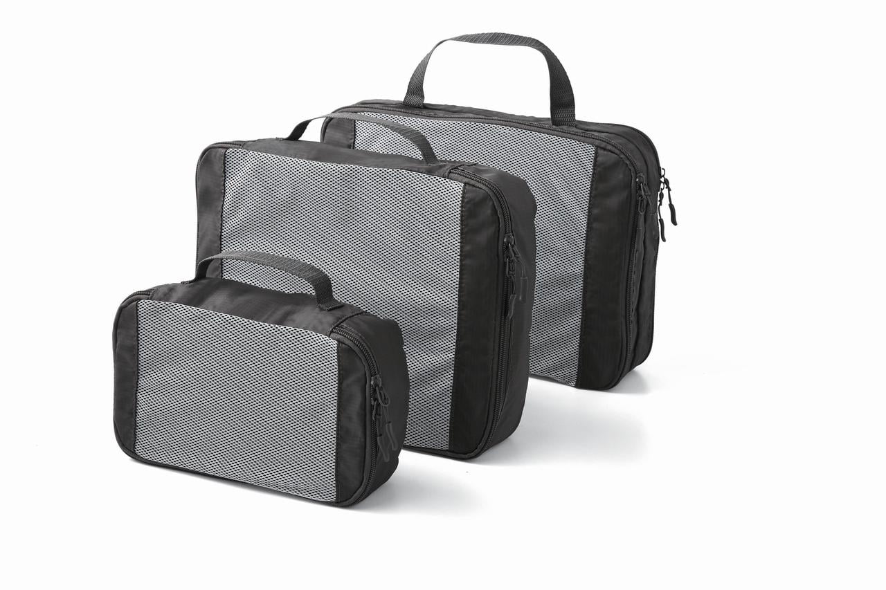 i Christmas Dog 3 Set Packing Cubes,2 Various Sizes Travel Luggage Packing Organizers