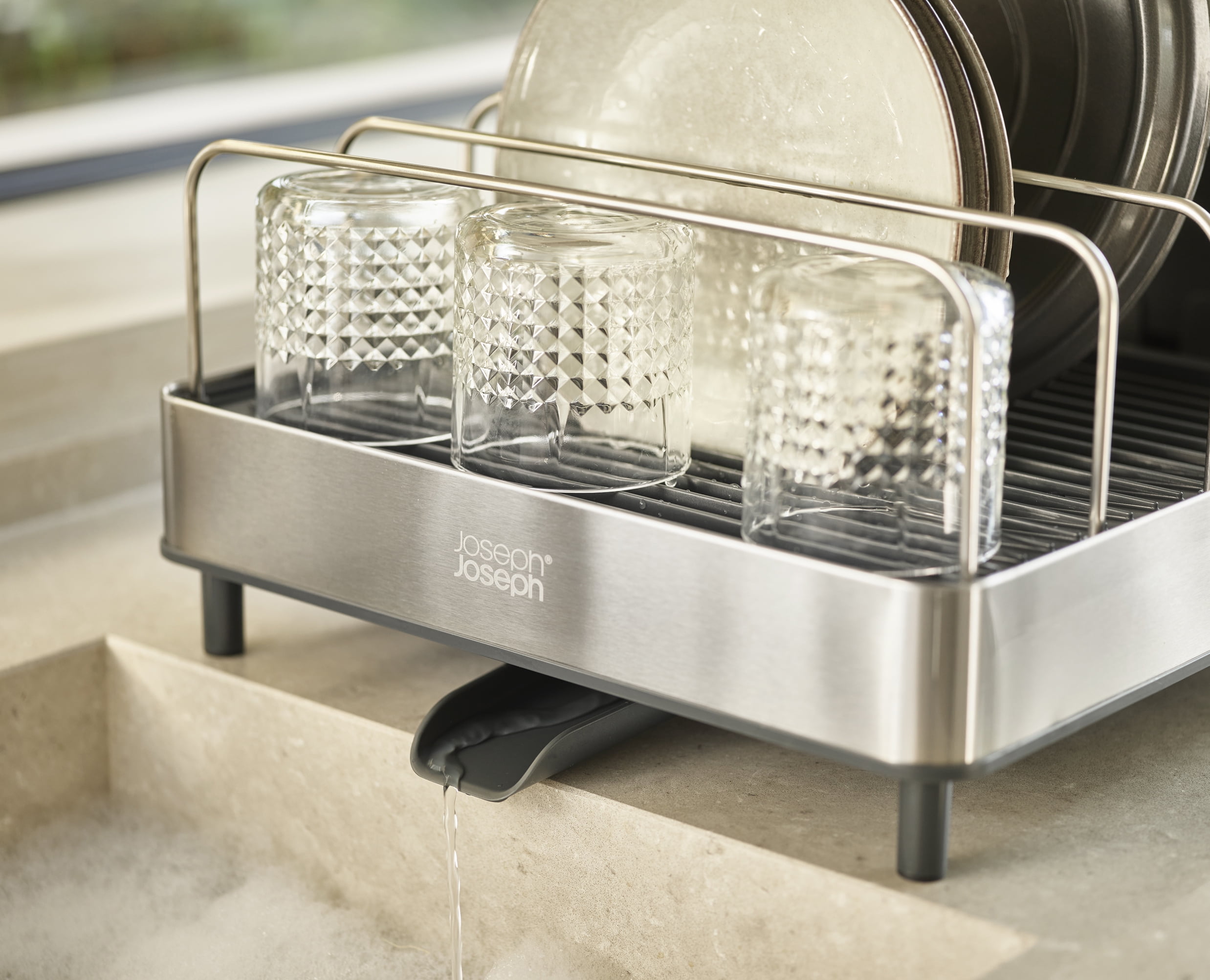 Joseph Joseph Extend Max Steel High-capacity Expanding Dish Rack