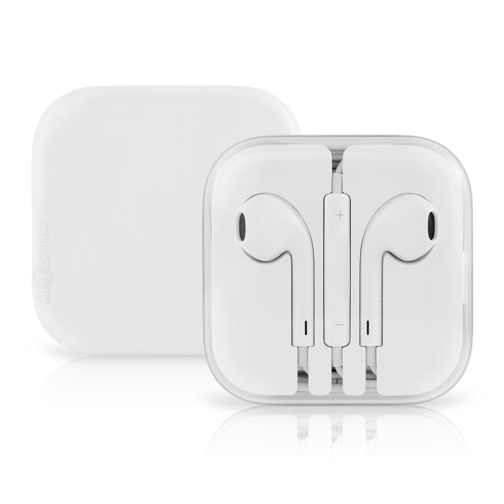 Apple Earpods Oem Original Stereo Headphones W Inline Control White Md7ll A Walmart Com Walmart Com