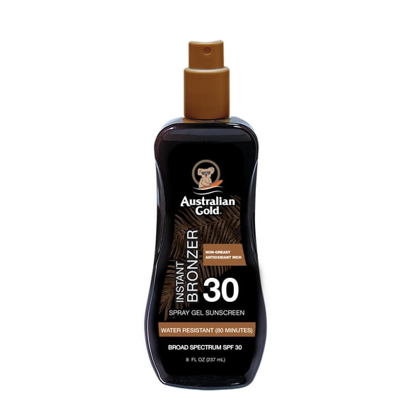 Gel de protección solar en aerosol Australian Gold SPF 30 240 ml con bronceador