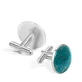 thumbnail image 3 of Easter Elegant Men's Stainless Steel Dress Shirt Cufflinks for Formal Occasions, 3 of 6