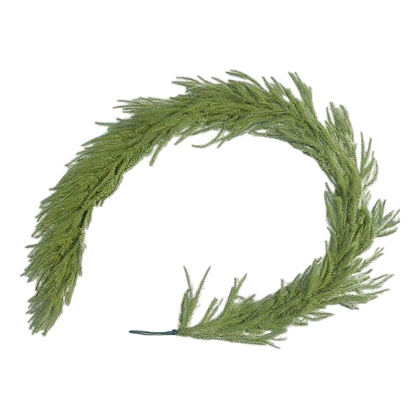 3.28 FT Realistic Handmade Christmas Cedar Garland, Artificial Cypress Pine Needles Greenery Garland Ornaments for Mantel Table Stairs Fireplace Winter Holiday Christmas Decor Indoor Outdoor