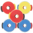 thumbnail image 3 of FRCOLOR Universal Drum Fixing Nuts 5Pcs Plastic for Drum Set Parts 3.8x3cm, 3 of 8