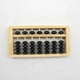 thumbnail image 3 of Mini Wooden Abacus for Kids, Classic Math Tool, Educational Puzzle Toy for Children, Vintage Design Counting Frame, 3 of 5