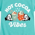 thumbnail image 3 of Disney - Hot Cocoa Vibes - Toddler & Youth Girls Short Sleeve Graphic T-Shirt, 3 of 5