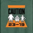 thumbnail image 3 of Monsters Inc. - Caution 2319  - Women's Lightweight French Terry Long Sleeve Shirt, 3 of 5