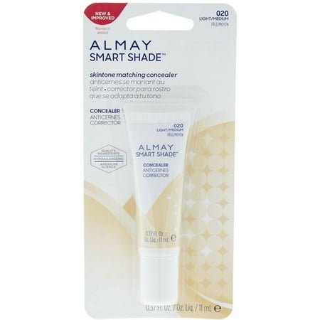 Almay Smart Shade Concealer Makeup, Light/Medium 0.37