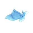 thumbnail image 2 of Turquoise Sheer Chiffon 21 inch Square Scarf  - 50s Style - Hey Viv Retro, 2 of 2