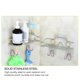 thumbnail image 5 of Bewildely Estante colgante de acero inoxidable Estantería de alambre de cocina duradera Estante de baño montado en la pared universal Baño de Cocina y Comedor, 5 of 5