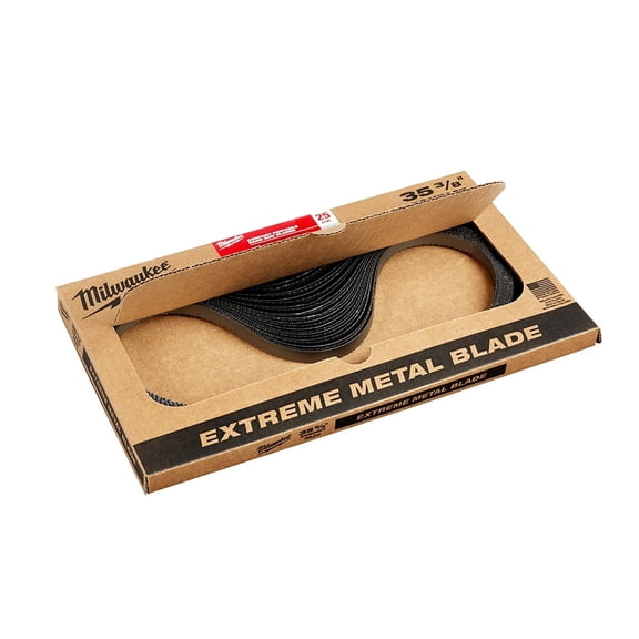 25 Pcs, Milwaukee 48-39-0616 35-3/8 In. Extreme Metal Band Saw Blades 12/14 Tpi