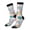 3 Black, variant on Colorful Cute Pig Print Adult Socks for Men & Women,Calf Socks, Ankle Socks,Boots Socks,Breathable Casual Sock,Unisex Crew Socks
