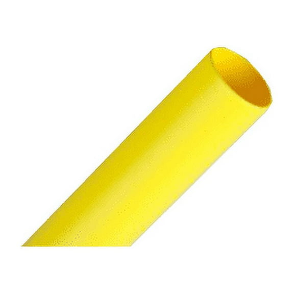 3M Heat Shrink Thin-Wall Tubing FP-301-3/4-48"-Yellow-Hdr-12 Pcs, 48 in