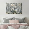 thumbnail image 5 of SEANATIVE Wooden Daisy Wall Tapestry Kitchen Decor Tapestry for Bathroom Ceiling Tapestry for Bedroom Tapestry for Seasonal Decor Mini Tapestry for Meditation Space, 5 of 6