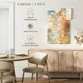 thumbnail image 4 of Elephant Stock Sunkissed Wall Art - Vertical Multi Panel Canvas - Living Room Wall Decor - Abstract Multi Panel - Blue And Beige Decor By Norman Wyatt Jr. - 14" x 23", 4 of 4