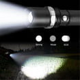 thumbnail image 2 of TopOne Zoomable Outdoor Ultra Bright Lamp Torch, Tactical Police 90000lumens T6 3modes, Led Flashlight Rechargeable Mini Torch Light, 2 of 8