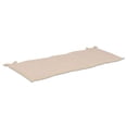 thumbnail image 1 of Cojín de asiento exterior VidaXL, tela Oxford crema, 120 x 50 x 3 cm, 1 of 8