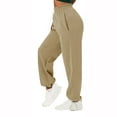 thumbnail image 3 of Black*Friday ChaoHeng Women Pants Clothing under $10 Women's Relaxed Fit Elastic Waist Pocket Casual Long Pants, 3 of 7