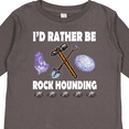 thumbnail image 4 of Inktastic Rock Hounding Rock Collector Boys or Girls Long Sleeve Toddler T-Shirt, 4 of 5