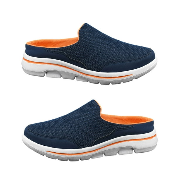Sonducket 1 par de chanclas de malla de estilo informal para mujer, zapatillas transpirables de tacón plano para fiesta, calzado de interior, Type2 NO2