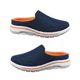 thumbnail image 1 of Sonducket 1 par de chanclas de malla de estilo informal para mujer, zapatillas transpirables de tacón plano para fiesta, calzado de interior, Type2 NO2, 1 of 6