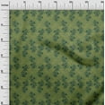 thumbnail image 2 of oneOone Cotton Poplin Fabric Leaves & Floral Block Print Fabric BTY 42 Inch Wide, 2 of 4
