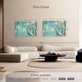 thumbnail image 4 of Elephant Stock Blue Birch Ii Wall Art - Horizontal Canvas Wall Art - Living Room Wall Decor - Floral And Botanical Canvas - Teal And Orange Decor By Julia Purinton - 48" x 32", 4 of 8
