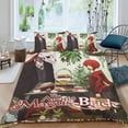 thumbnail image 2 of La Novia del Mago Anciano Conjunto de sábanas temático, trío de piezas, cómodo y amigable con la piel, diseño único, regalo de decoración para el hogar para familiares, amigos y fans, 90 cm * 190 cm, 2 of 6