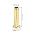 thumbnail image 2 of Uxcell 2.5mm Tube Brass Compression Fittings, 10 Pack Insert Compression Sleeve Fitting, 2 of 4
