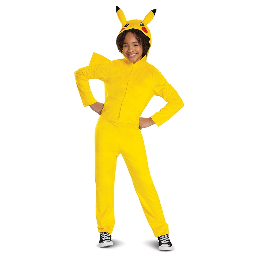 Pokemon Pikachu Halloween Costume for Children, Boys Size M (8), by Disguise